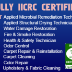 CRM Services IICRC Certifications